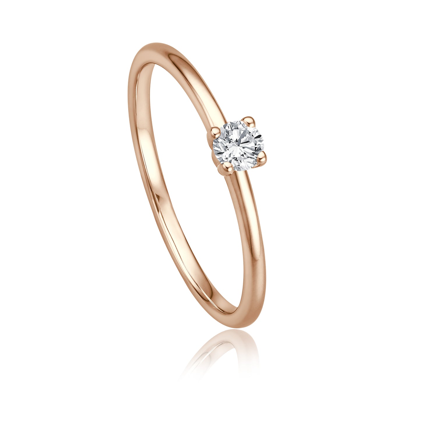 Krebber Essentials Diamant Damenring in Roségold bei Juwelier Krebber in Mönchengladbach-Rheydt.