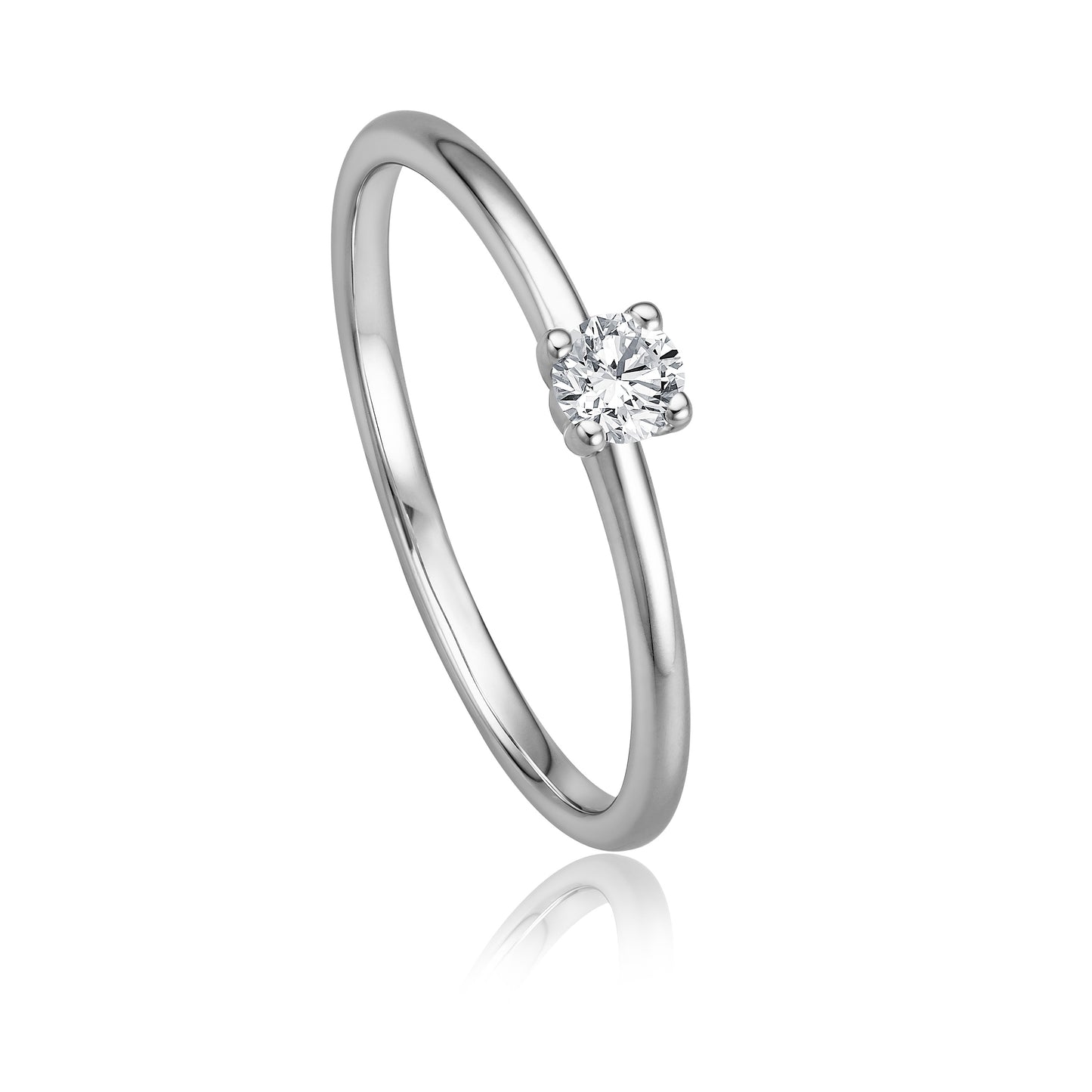 Krebber Essentials Diamant Damenring in Weißgold bei Juwelier Krebber in Mönchengladbach-Rheydt.