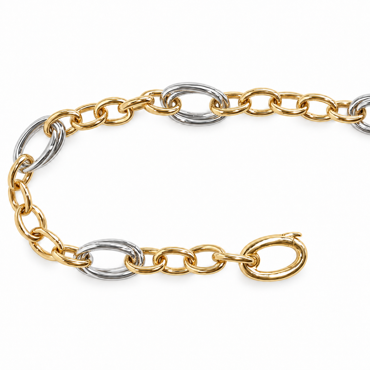 Krebber Essentials Collier aus 18 Karat Gold, 45 cm, Produktansicht, bei Juwelier Krebber in Mönchengladbach-Rheydt