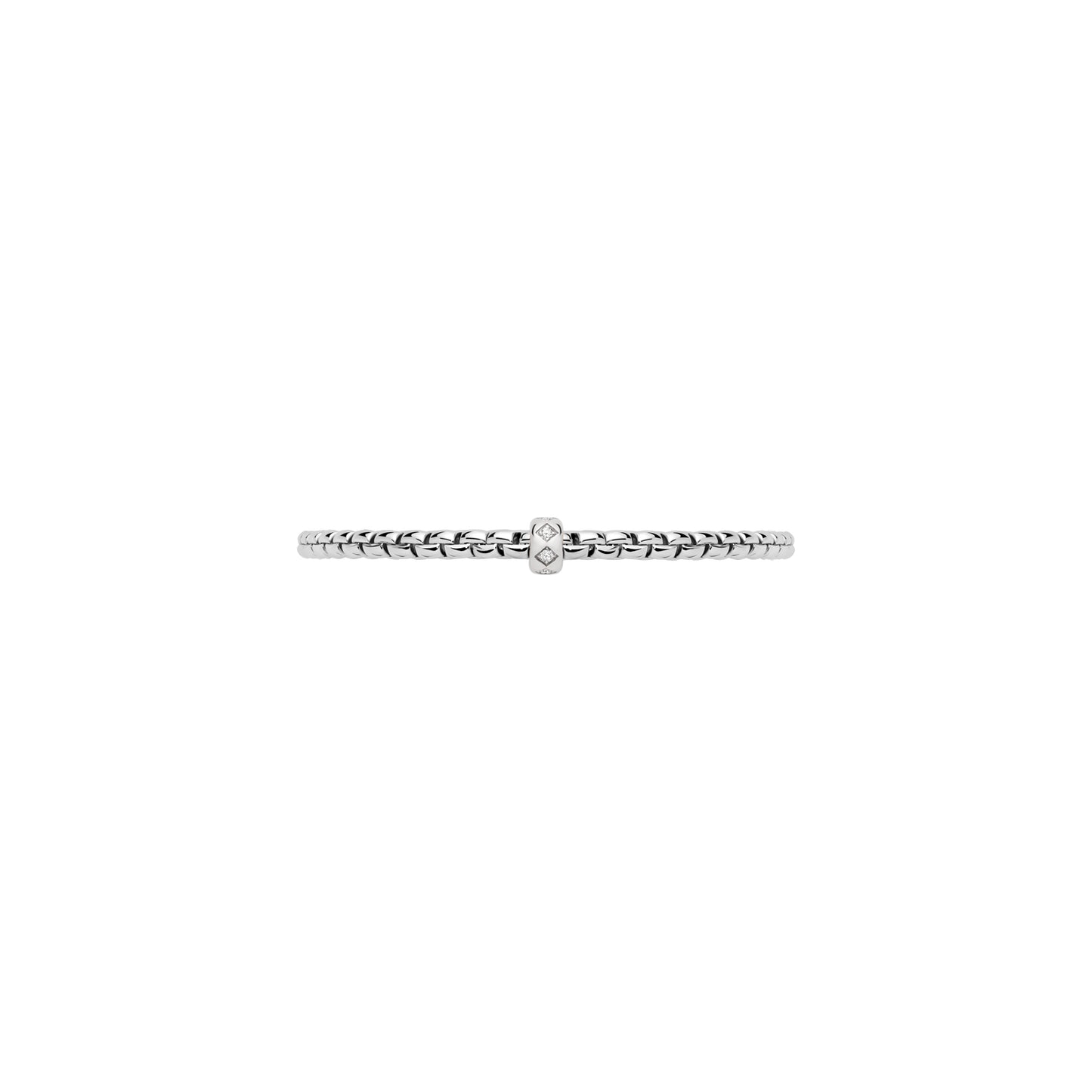 FOPE Flex'it Armband mit Diamanten in Rautenfassung bei Krebber in Rheydt
