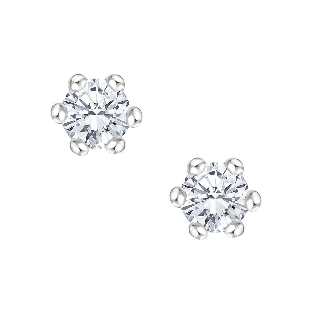 Krebber Essentials Diamant Ohrstecker in Weißgold bei Juwelier Krebber in Mönchengladbach-Rheydt.