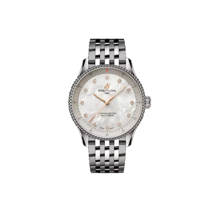 Damen Uhr _A77320E61A2A1 Breitling - Navitimer 32 bei bei Juwelier Krebber Mönchengladbach-Rheydt