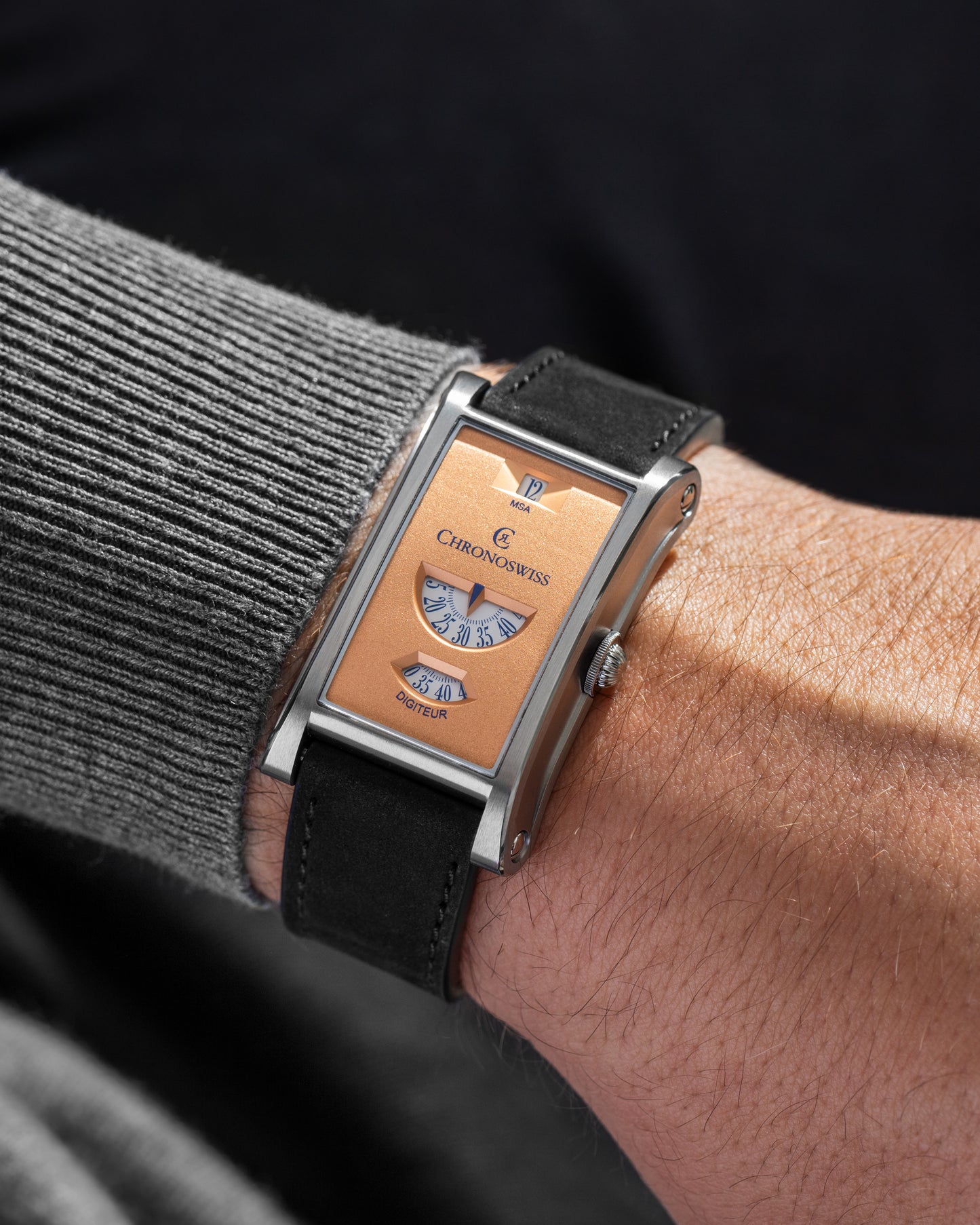 Chronoswiss Uhr Neo Digiteur Sand bei Krebber Rheydt CH-1373