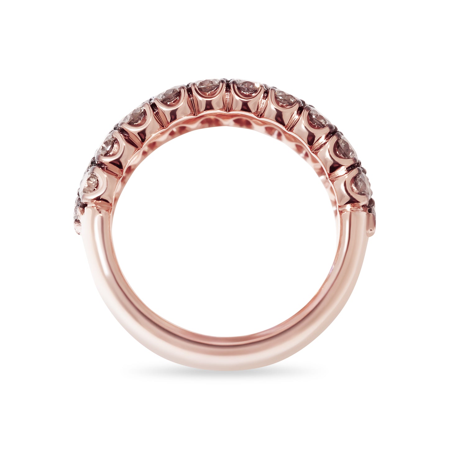 Archetti Ring mit braunem Diamant aus 18 Karat Gold aus der Kollektion Krebber Colors bei Juwelier Krebber in Mönchengladbach-Rheydt