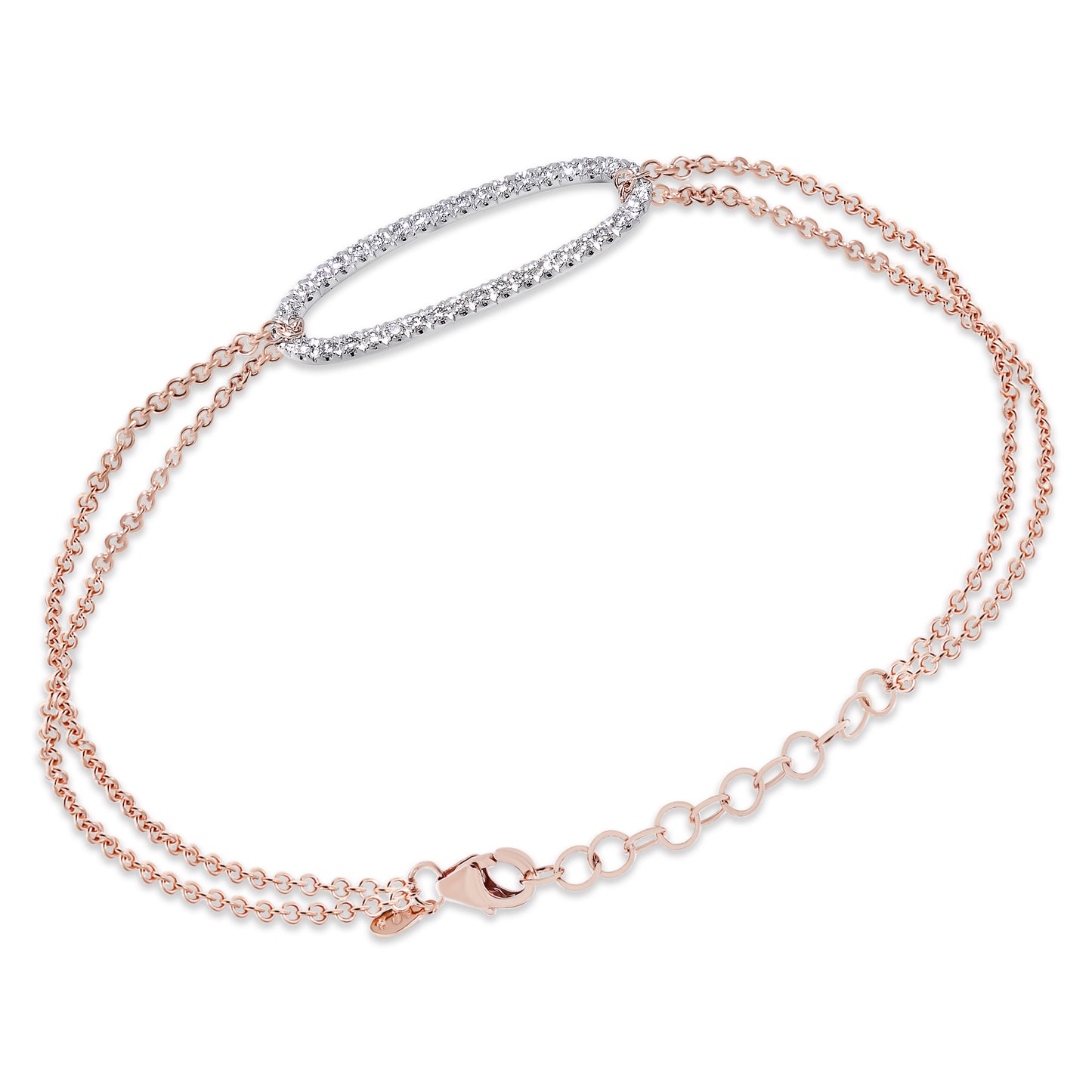 Armband mit Diamanten aus 18 Karat Gold aus der Kollektion Krebber Colors bei Juwelier Krebber in Mönchengladbach-Rheydt