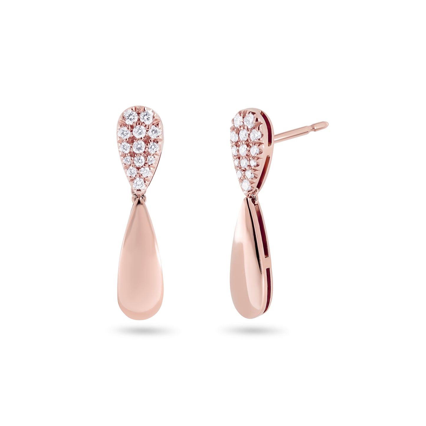 Andromeda Ohrhänger mit Diamanten 0,27 ct aus 18 Karat Gold aus der Kollektion Krebber Colors bei Juwelier Krebber in Mönchengladbach-Rheydt
