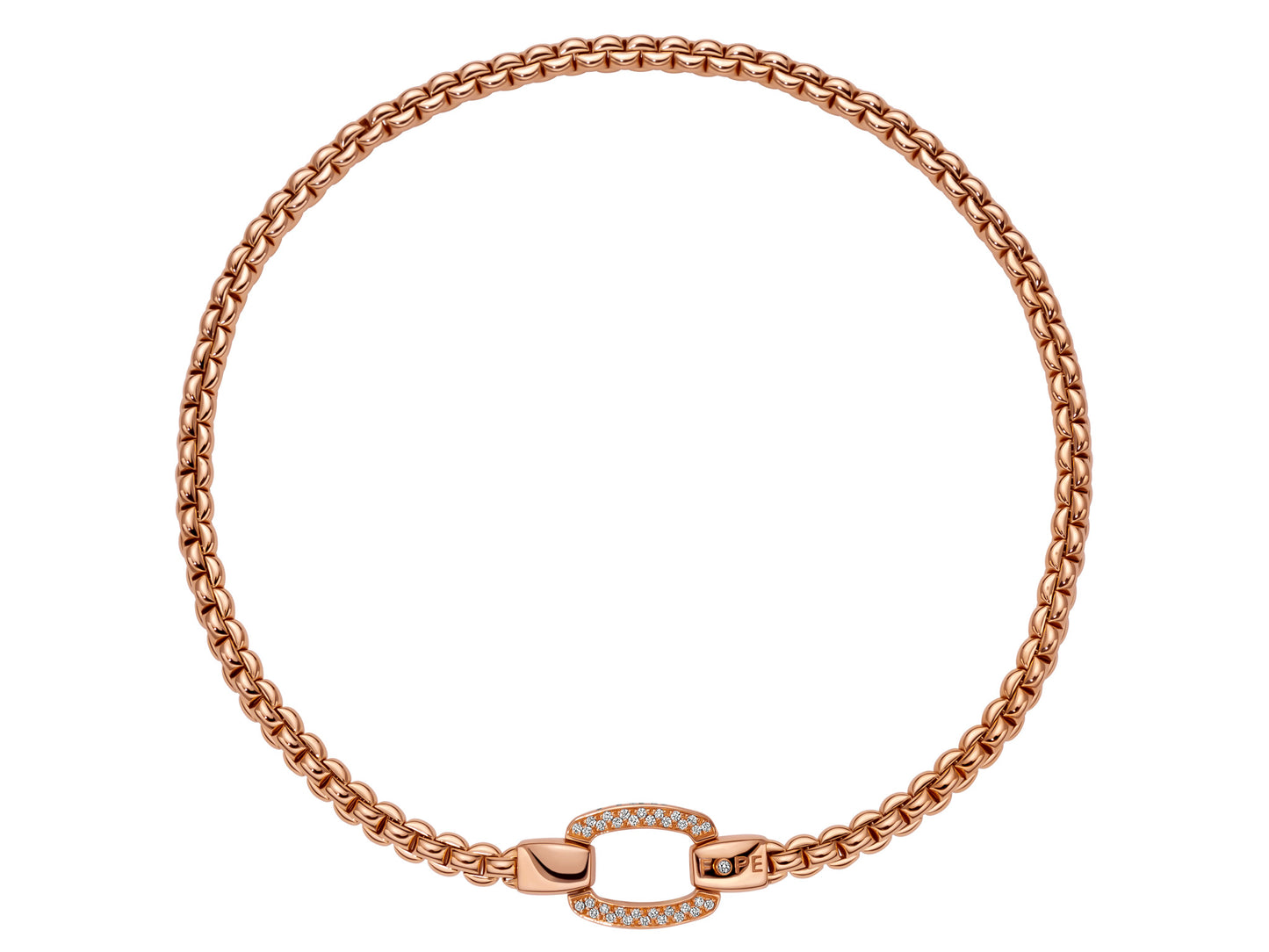 Fope Flex'it Halskette 08F10CX_PB_R_XRX_036 Schmuck Juwelier Krebber Mönchengladbach Rheydt