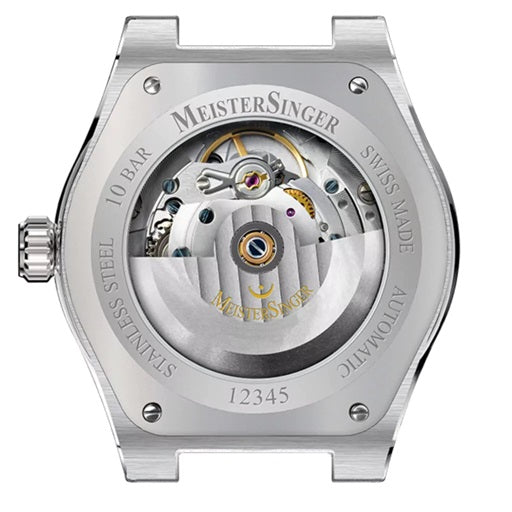 MeisterSinger Uhr Kaenos Open Date Einzeigeruhr Juwelier Krebber Mönchengladbach Rheydt