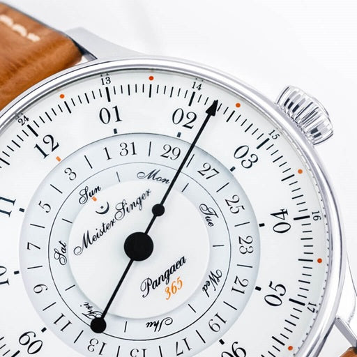 MeisterSinger Pangaea Uhr Day-Date-365 Automatikwerk Juwelier Krebber Mönchengladbach Rheydt