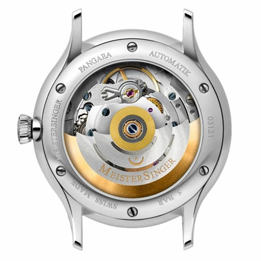 MeisterSinger Pangaea Uhr Day-Date-365 Automatikwerk Juwelier Krebber Mönchengladbach Rheydt