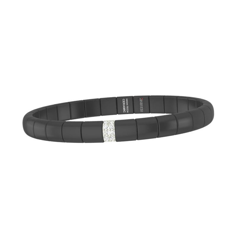 Demeglio Schmuck Pura Armband mit schwarzer Keramik und Diamanten bei Juwelier Krebber in Mönchengladbach-Rheydt