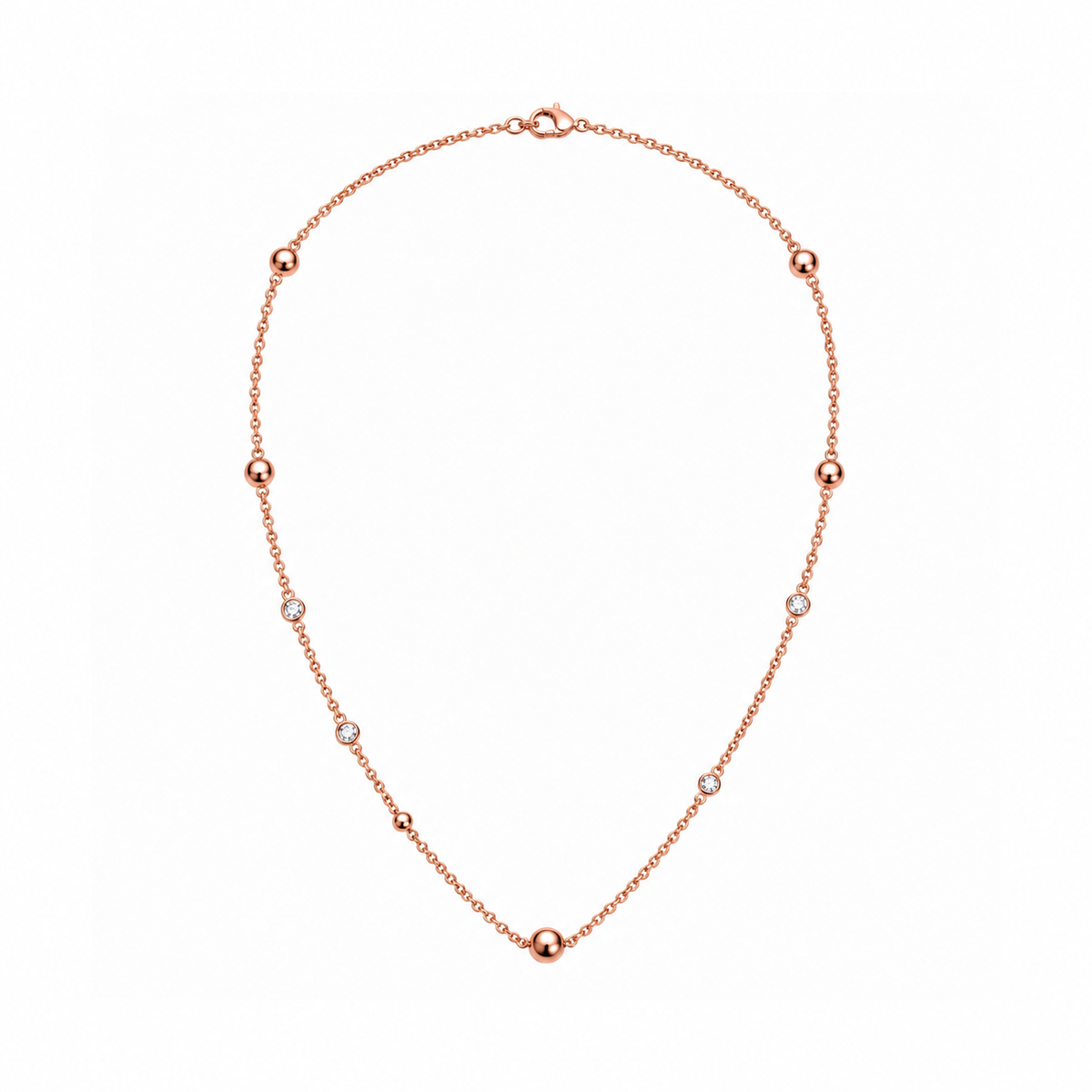 Krebber Essentials - Diamant-Collier aus 18 Karat Gold