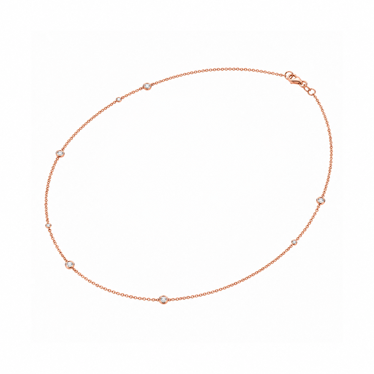 Krebber Essentials - Diamant-Collier aus 18 Karat Gold
