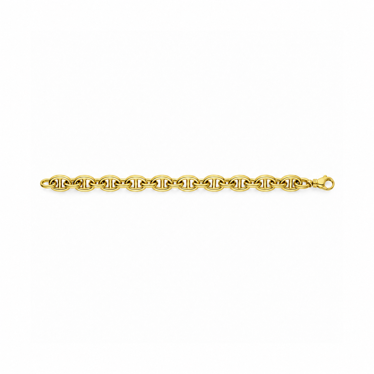 Krebber Essentials - Armband aus 18 Karat Gold, 19 cm