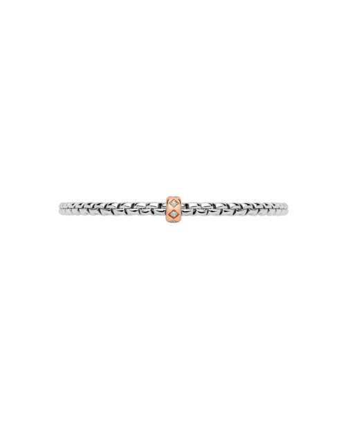 FOPE Flex'it Armband mit Diamanten in Rautenfassung bei Krebber in Rheydt