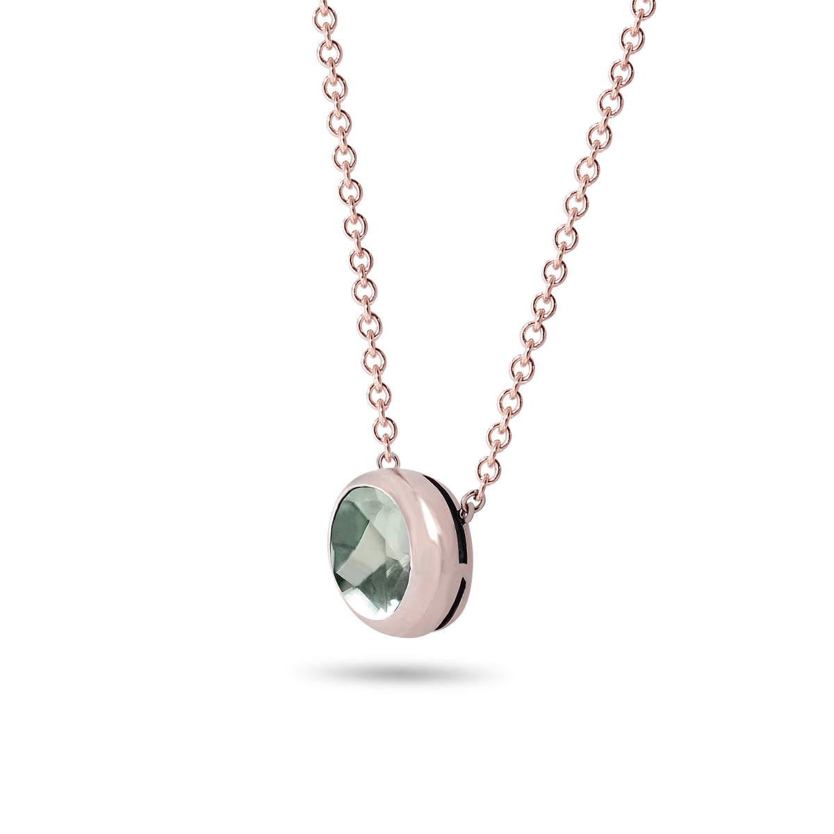 Krebber Colors Collier mit Prasiolith aus 18 Karat Gold bei Juwelier Krebber in Mönchengladbach-Rheydt – Weitere Produktansicht