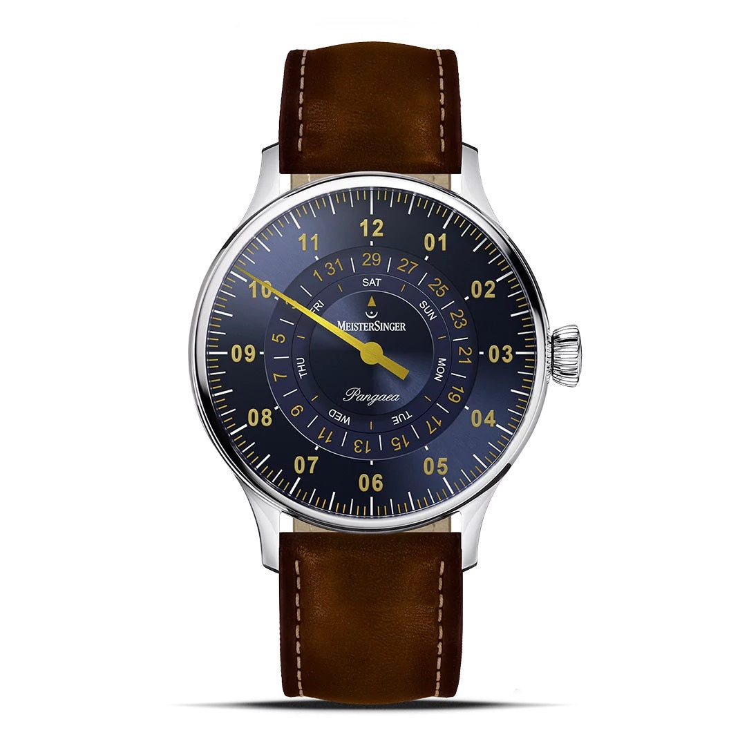 MeisterSinger Pangaea Day Date Uhr PDD917G Automatikwerk Limited Edition Juwelier Krebber Mönchengladbach Rheydt