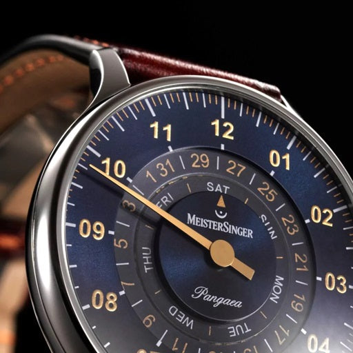 MeisterSinger Pangaea Day Date Uhr PDD917G Automatikwerk Limited Edition Juwelier Krebber Mönchengladbach Rheydt
