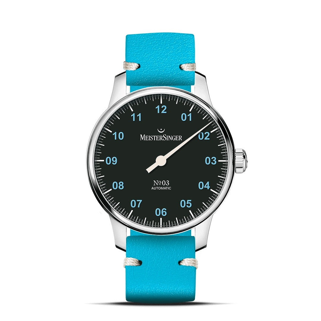 MeisterSinger Special №03 38mm Uhr Automatikwerk Juwelier Krebber Mönchengladbach Rheydt