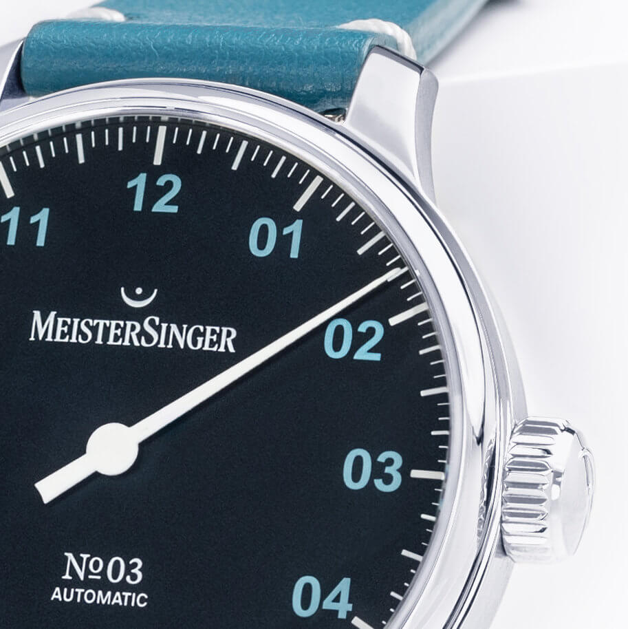 MeisterSinger Special №03 38mm Uhr Automatikwerk Juwelier Krebber Mönchengladbach Rheydt