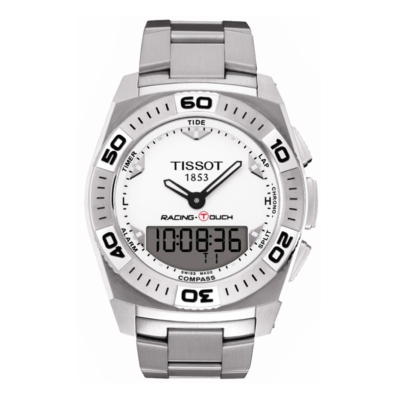 Tissot Racing-Touch, Zifferblatt Weiß, Referenz T002.520.11.031.00, bei Juwelier Krebber in Mönchengladbach-Rheydt