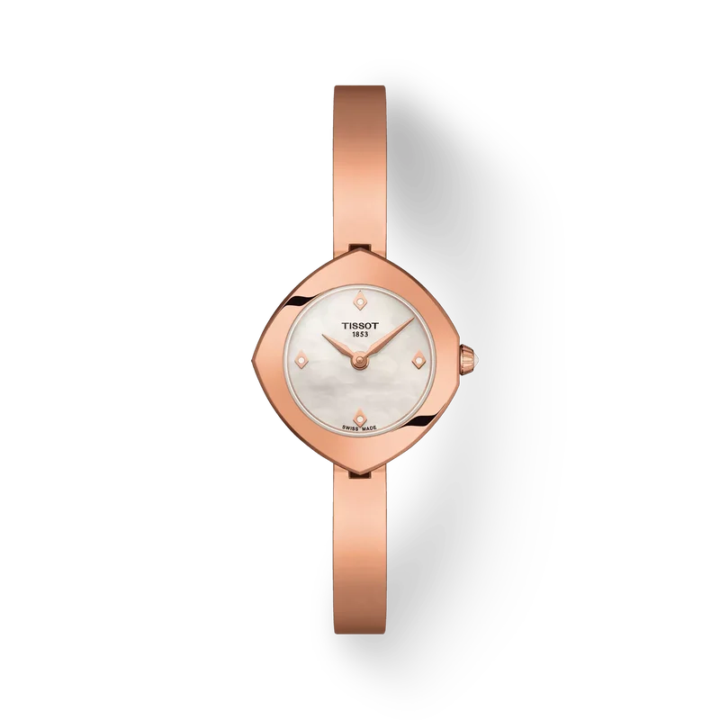 Tissot Femini-T, Zifferblatt Perlmutt, Referenz T113.109.33.116.00, bei Juwelier Krebber in Mönchengladbach-Rheydt