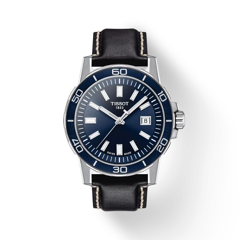 Tissot Supersport Gent 44,5 mm, Zifferblatt Blau, Referenz T125.610.16.041.00, bei Juwelier Krebber in Mönchengladbach-Rheydt