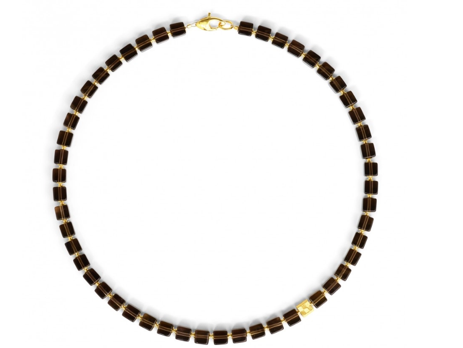 Juwelier Krebber Mönchengladbach - Rheydt Bernd Wolf Collier Schmuck Farbsteinschmuck Rauchquarz Halsschmuck