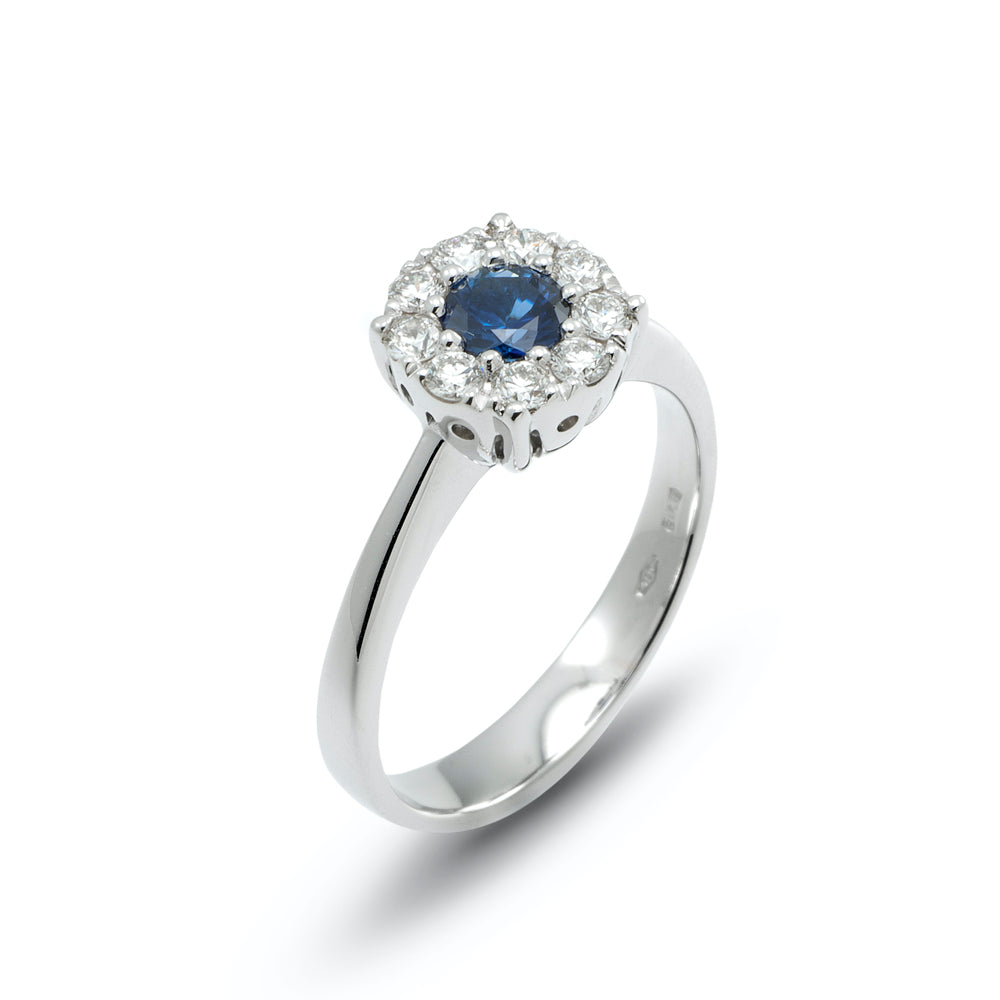 Juwelier Krebber Mönchengladbach - Rheydt Ponte Vecchio Damenring CA840-70ZAW Brillantschmuck Farbsteinschmuck Saphir