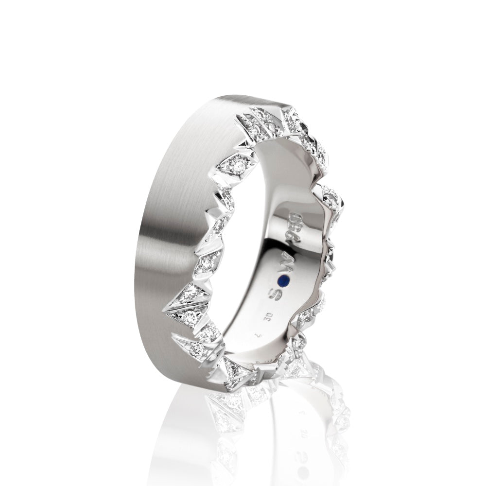 Juwelier Krebber Mönchengladbach - Rheydt Schmuckwerk Ring Damenring Brillantschmuck Diamant Brillant Cliff Alpenring GT 275 PT