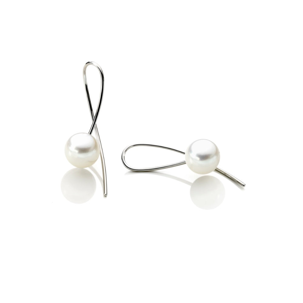 Juwelier Krebber Mönchengladbach - Rheydt Schmuckwerk Schmuck Ohrhänger Ohrschmuck Brillantschmuck Süsswasserperlen Kugel KO 701 ST