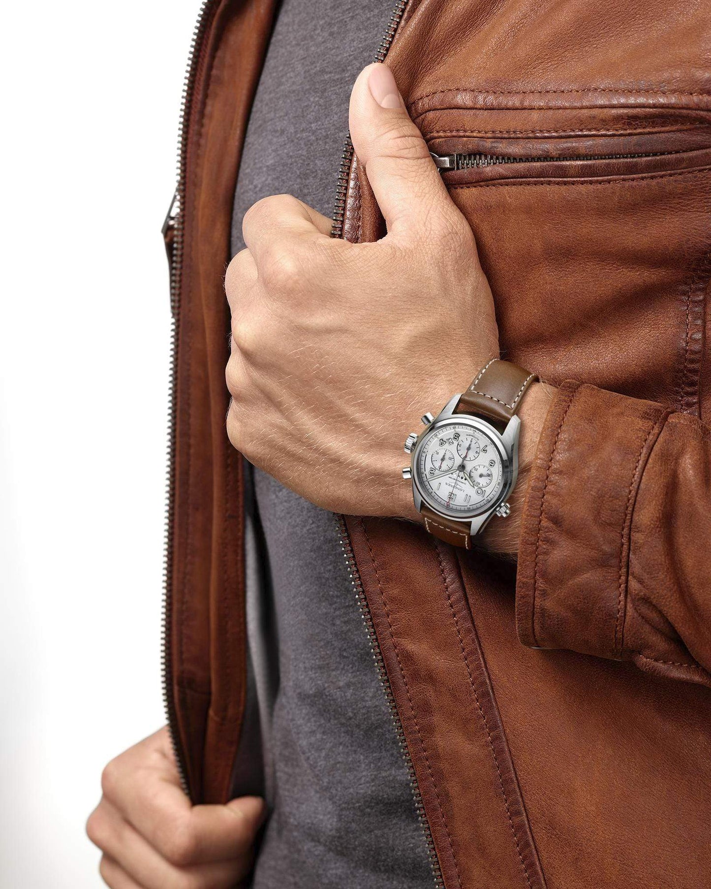 sportliche Herrenuhr von Longines