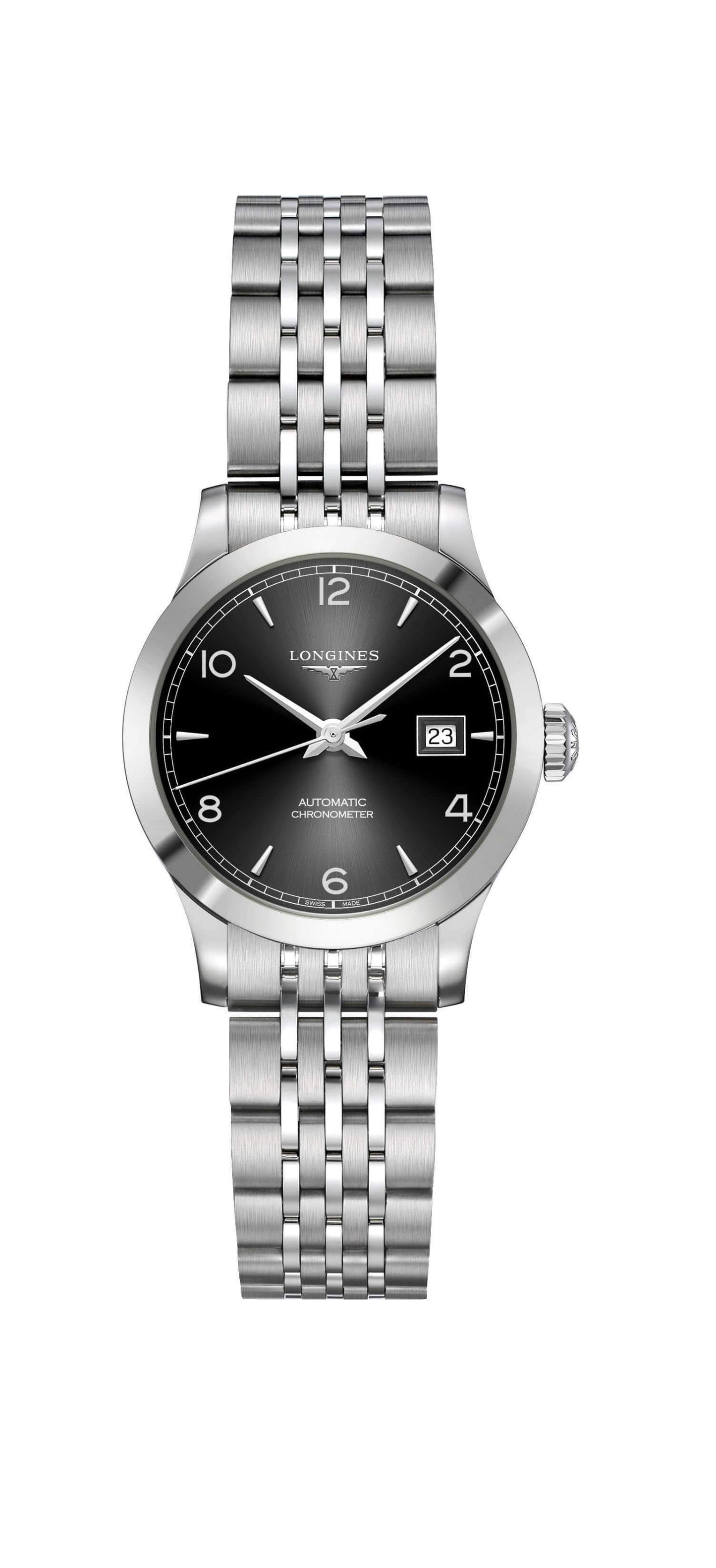 Longines Record Stahl