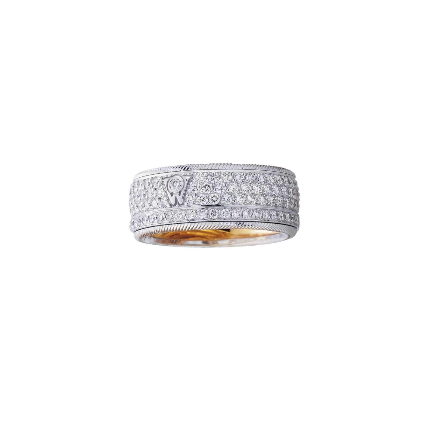 Brillantkuss Ring in Weißgold