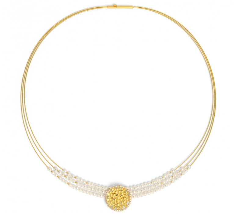 Juwelier Krebber Mönchengladbach - Rheydt Bernd Wolf Collier Schmuck Farbsteinschmuck Halsschmuck Süsswasserperle Zirkonia