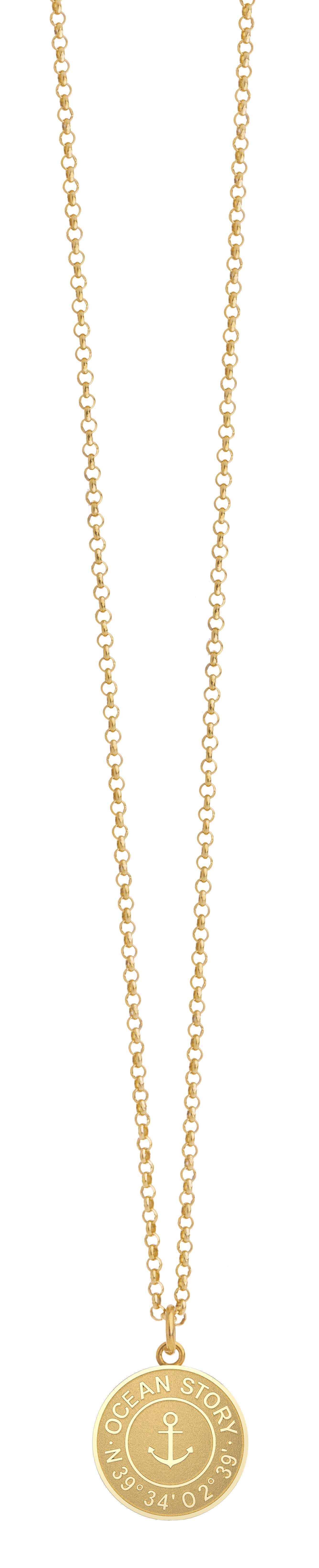 Mallorca Münz Kette Gold
