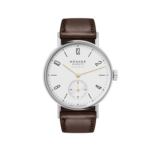 NOMOS Glashütte - Tangente neomatik doré 35mm-192.SB-Juwelier Krebber Mönchengladbach Rheydt