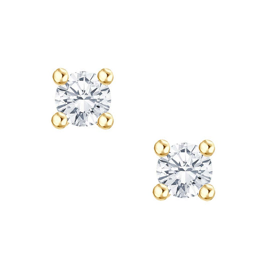 Krebber Essentials Diamant Ohrstecker in Gelbgold bei Juwelier Krebber in Mönchengladbach-Rheydt.