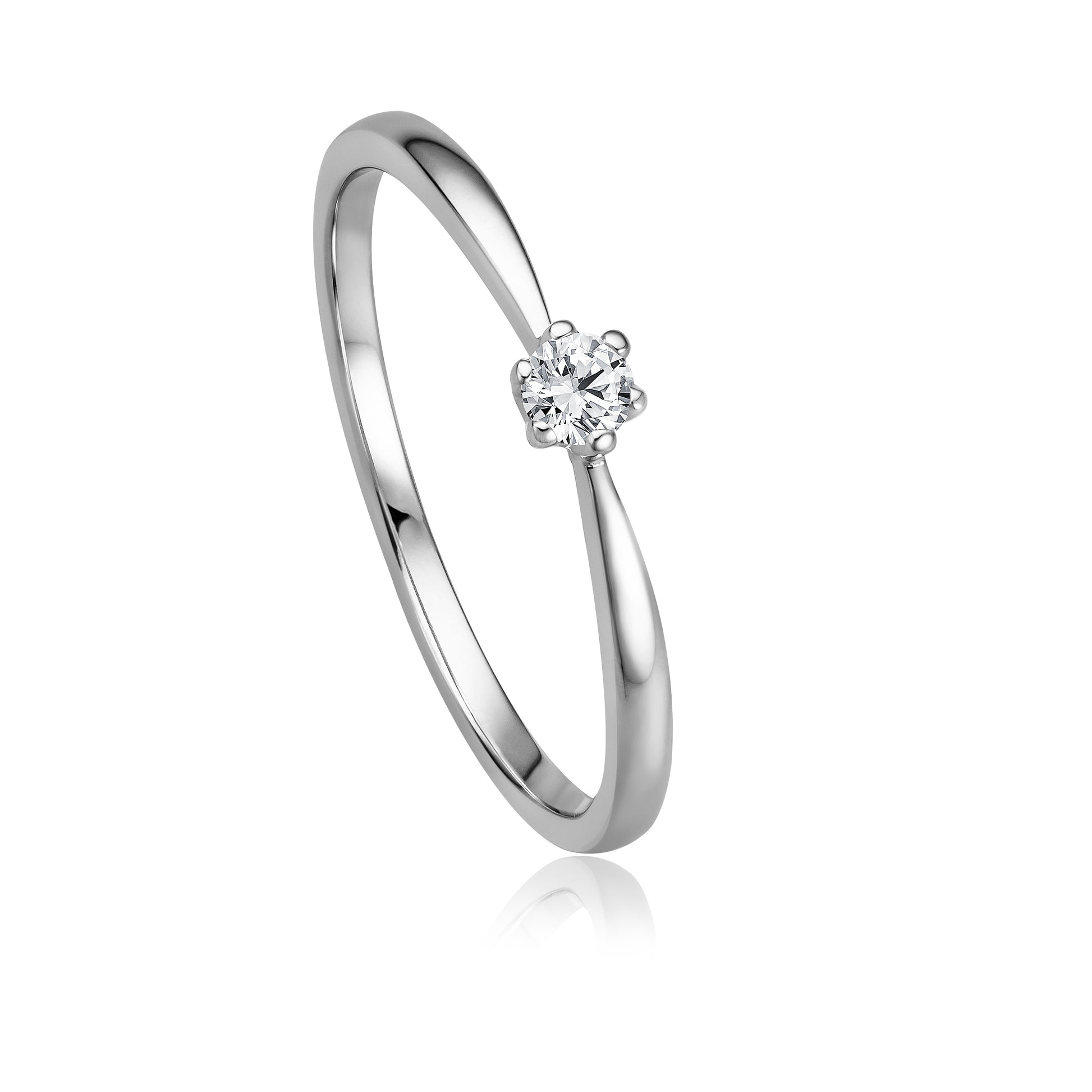 Krebber Essentials Diamant Damenring in Weißgold bei Juwelier Krebber in Mönchengladbach-Rheydt.