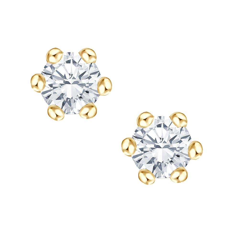 Krebber Essentials Diamant Ohrstecker in Gelbgold bei Juwelier Krebber in Mönchengladbach-Rheydt.