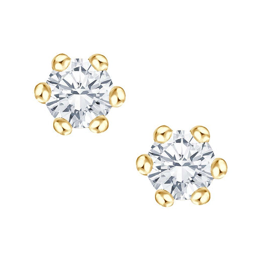 Krebber Essentials Diamant Ohrstecker in Gelbgold bei Juwelier Krebber in Mönchengladbach-Rheydt.