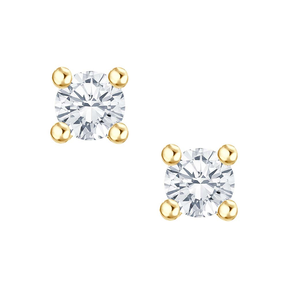 Krebber Essentials Diamant Ohrstecker in Gelbgold bei Juwelier Krebber in Mönchengladbach-Rheydt.