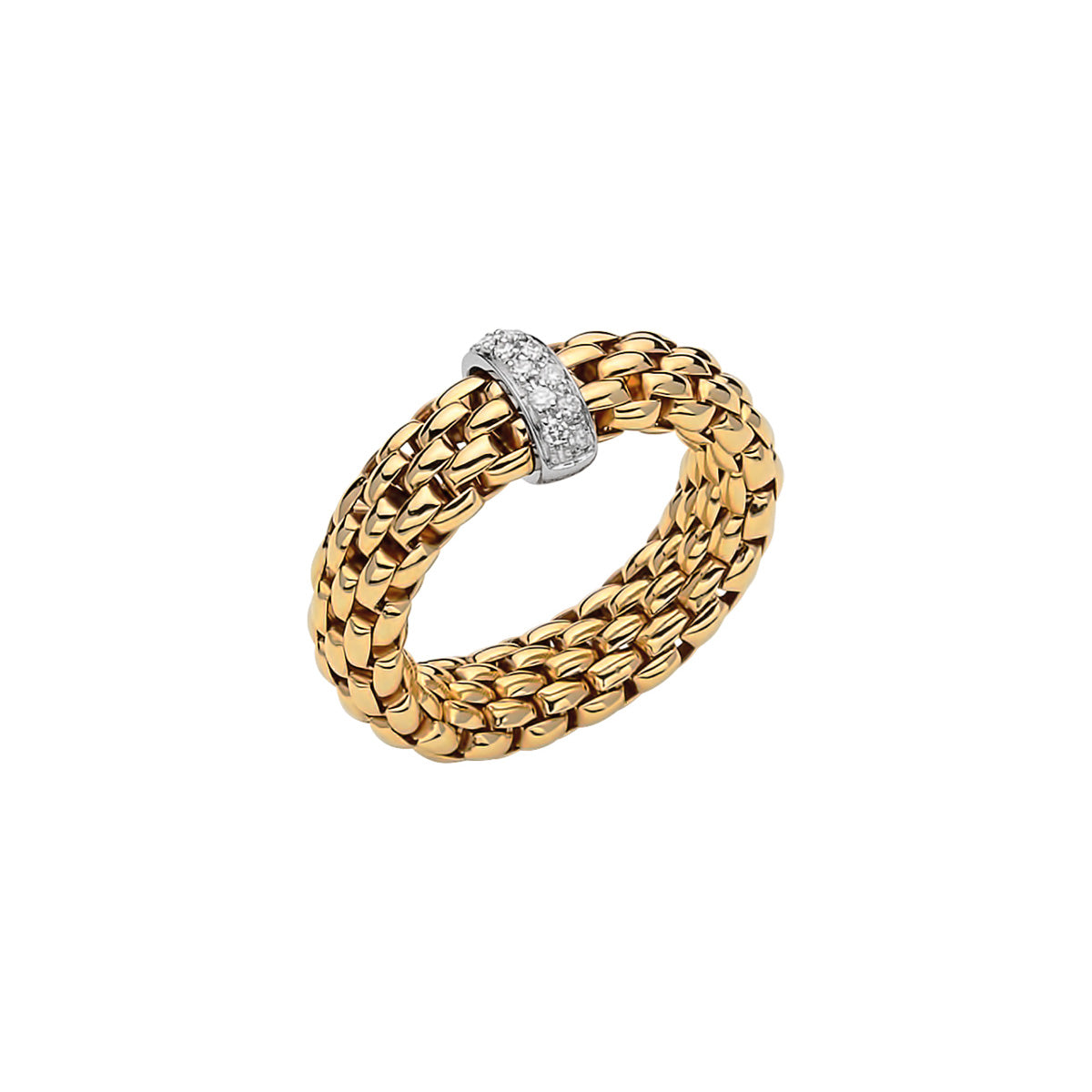 FOPE - Flex´it Vendôme Ring Weiß- und Gelbgold