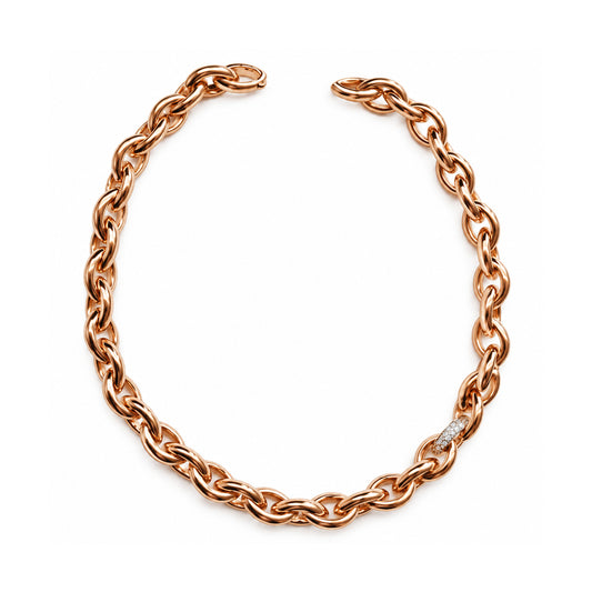 Krebber Essentials Diamant-Collier aus 18 Karat Weißgold, 1,00 ct, Produktansicht, bei Juwelier Krebber in Mönchengladbach-Rheydt