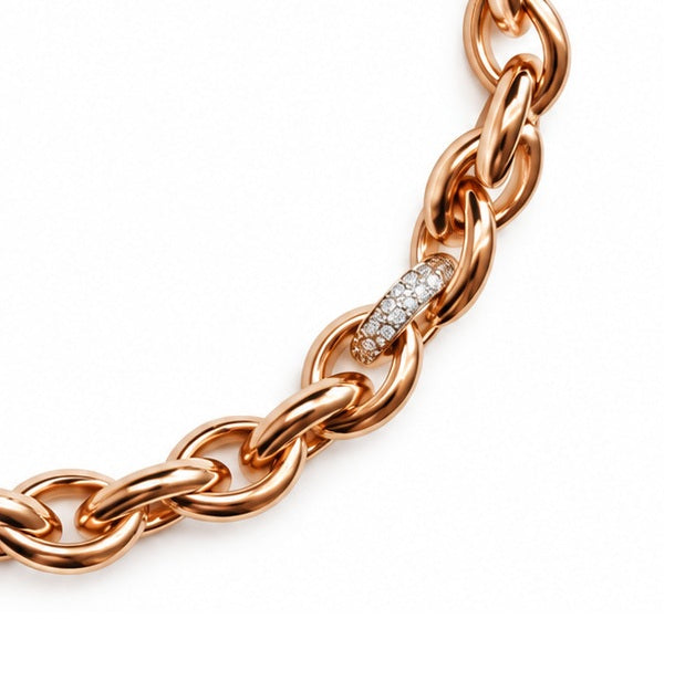 Krebber Essentials - Diamant-Collier aus 18 Karat Weißgold, 1,00 ct