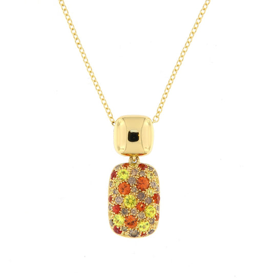 Anhänger mit Kette mit braune Diamanten aus der Kollektion Krebber Colors bei Juwelier Krebber in Mönchengladbach-Rheydt
