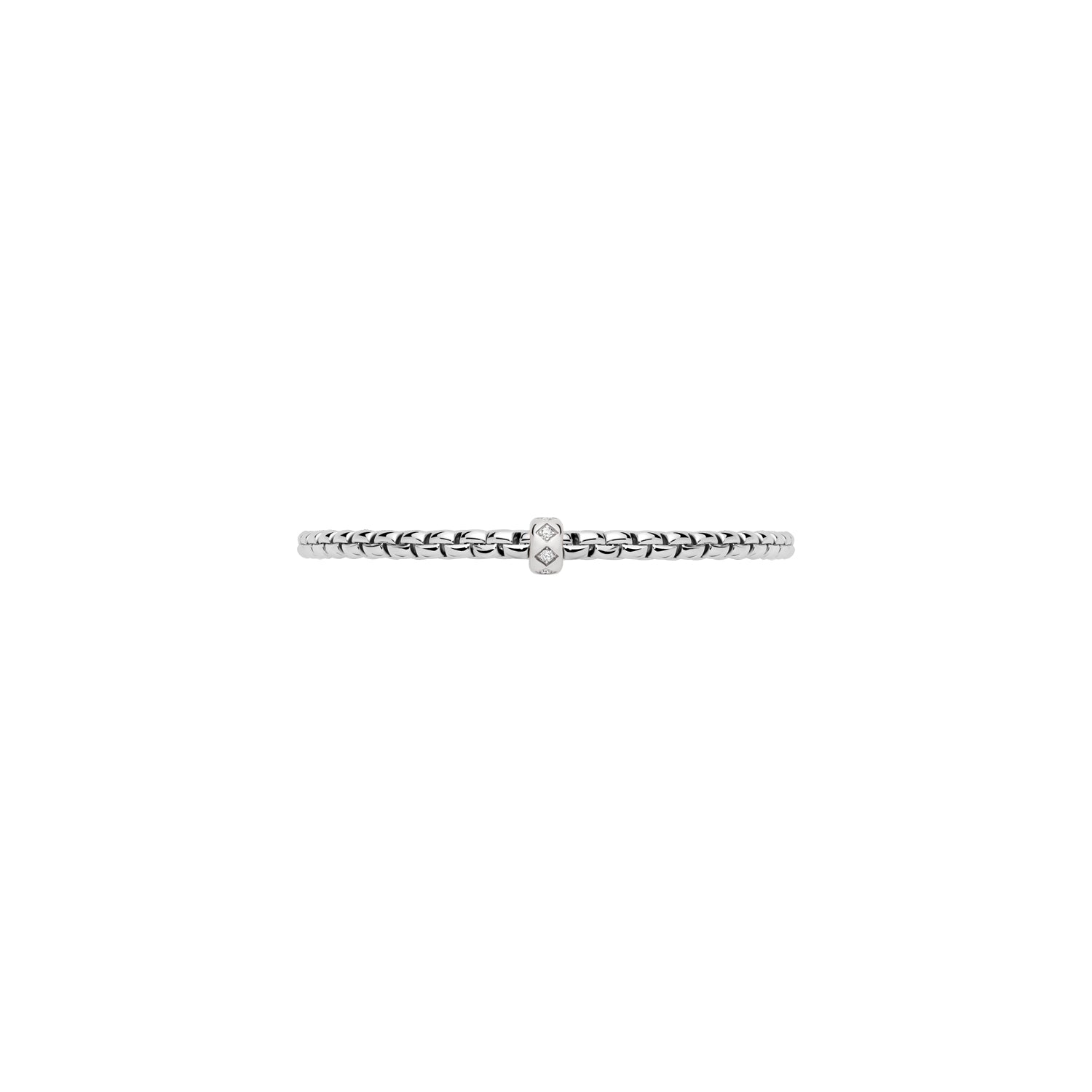 FOPE Flex'it Armband mit Diamanten in Rautenfassung bei Krebber in Rheydt