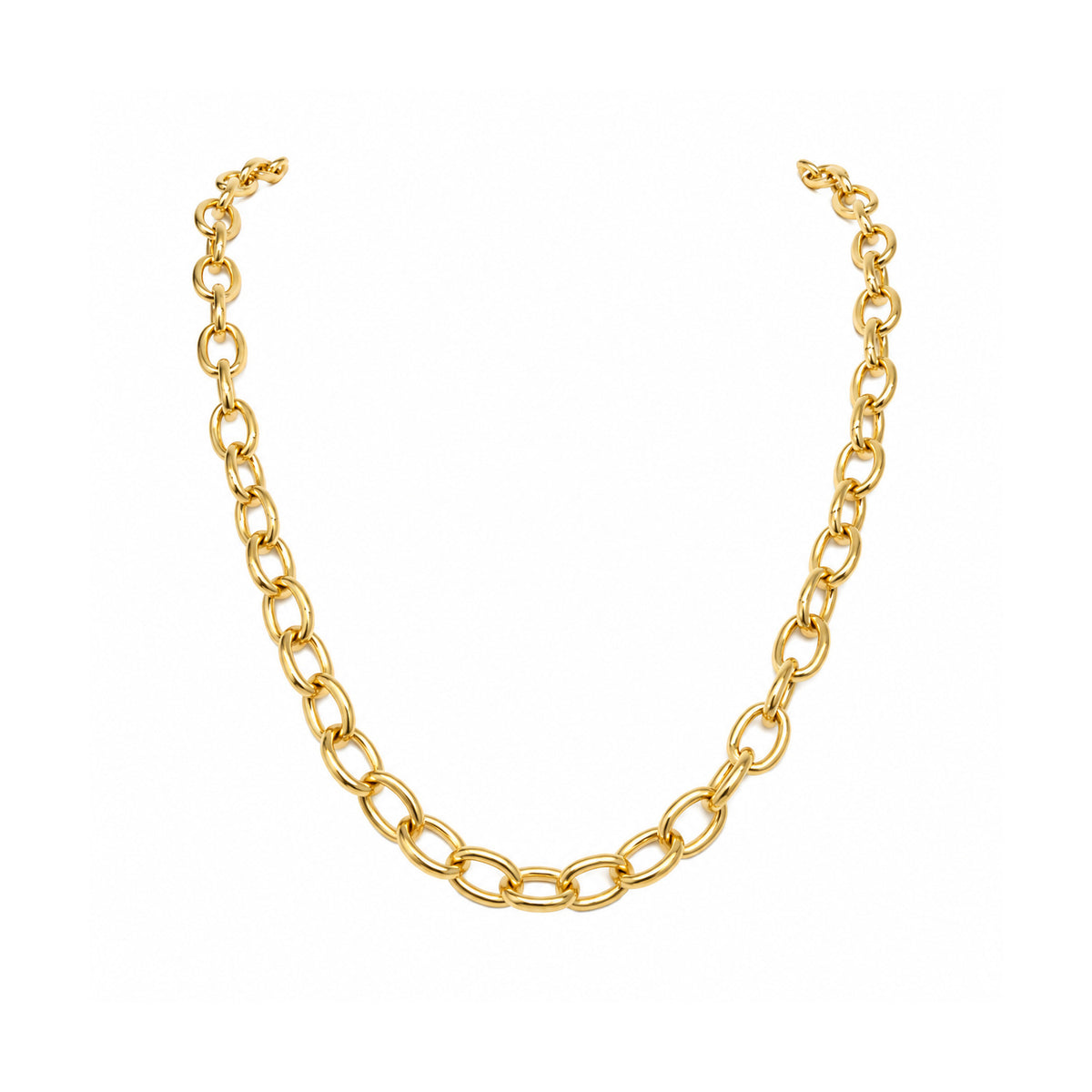 Krebber Essentials Collier aus 18 Karat Gold, 46 cm, Produktansicht, bei Juwelier Krebber in Mönchengladbach-Rheydt