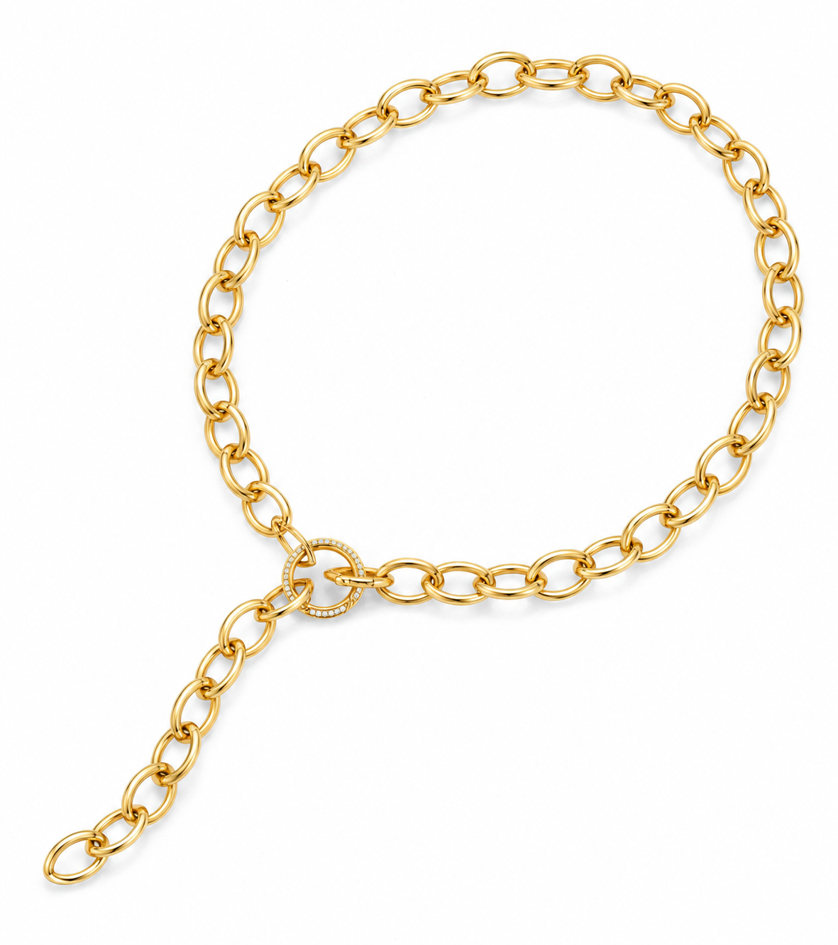 Krebber Essentials Diamant-Clip aus 18 Karat Gold, 0,45 ct, Set-Ansicht, bei Juwelier Krebber in Mönchengladbach-Rheydt