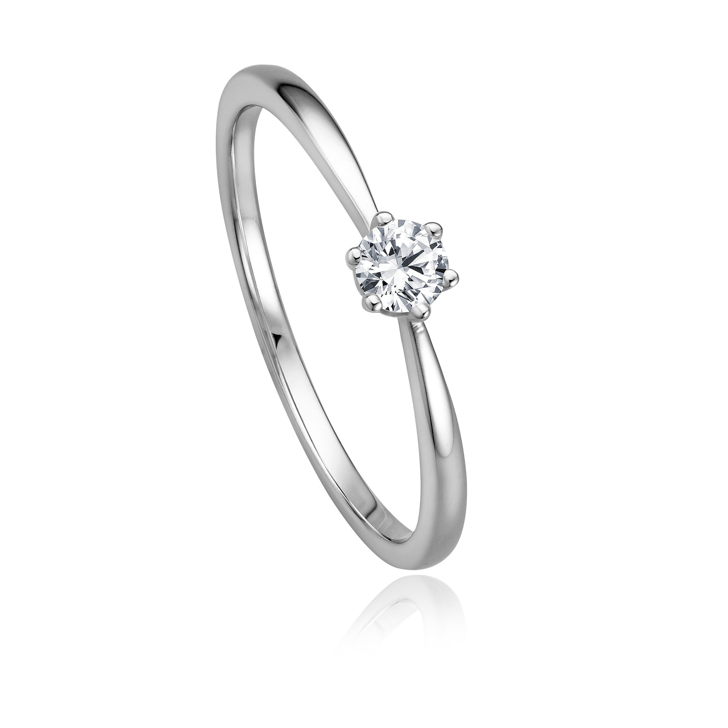 Krebber Essentials Diamant Damenring in Weißgold bei Juwelier Krebber in Mönchengladbach-Rheydt.